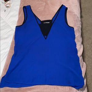 Loose Blue Tank Top